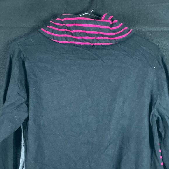 Zenergy by Chicos Womens Sweater Multicolored Cowl Neck Cashmere Blend 2 (L) - Picture 9 of 10